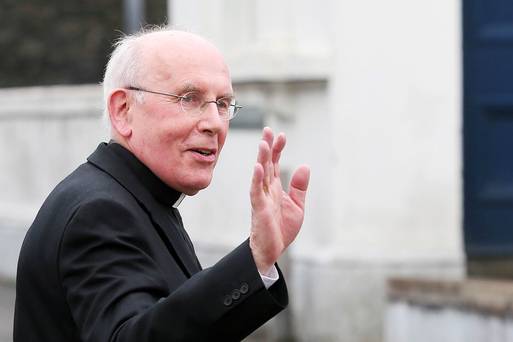 25th June 2015 Cardinal Sean Brady arrives at Banbridge Court House to take part in the Historical Abuse Inquiry. The former leader of the Catholic Church in Ireland is attending the as this week focus on Fr Brendan Smyth who was jailed in 1994 for child abuse offences reaching back to the 1940's. Brendan Smyth died in 1994 one month into a 12 year prison sentence in the Republic of Ireland. The inquiry, which is one of the largest in the UK, was set up by the Assembly to look into child abuse across Northern Ireland. Picture by Jonathan Porter/Press Eye