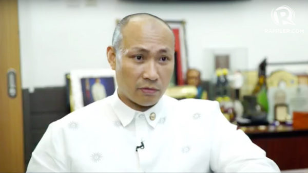 THE COMPLAINANT. Magdalo Representative Gary Alejano says he merely provided 'a venue for expression' to express dissent against President Rodrigo Duterte. Photo by Rappler