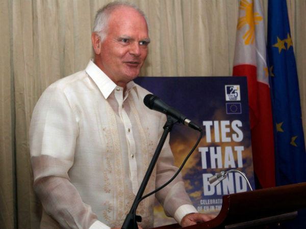 HUMAN RIGHTS. EU Ambassador to the Philippines Franz Jessen denies that the EU is 'imposing' human rights conventions on the Philippines. File photo from the EU Delegation to the Philippines' Facebook page