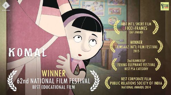 Komal is a ten-minute animated movie on child abuse.