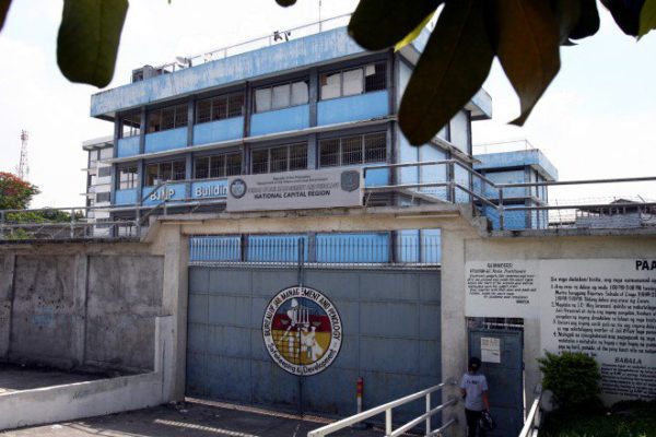 Quezon City Jail Annex, Bureau of Jail Management and Penology, Camp Bagong Diwa, Taguig City. INQUIRER PHOTO / NIÑO JESUS ORBETA