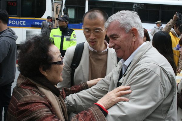 Father Shay meets Korean comfort woman survivor