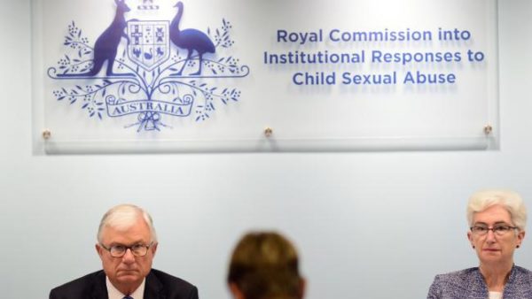 Justice Peter McClellan and Justice Jennifer Coate during a hearing at the Royal Commission into Institutional Responses to Child Sexual Abuse. Picture: Jeremy Piper