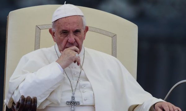 Pope Francis made the comments in a foreword to a book by Daniel Pittet, who was abused by a priest. Photograph: ZUMA Wire/REX/Shutterstock