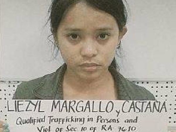 Margallo in custody following her January 25 arrest. Photo / Cagayan de Oro Police