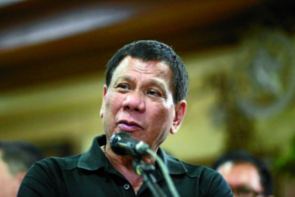 President Rodrigo Roa Duterte. INQUIRER PHOTO/JOAN BONDOC