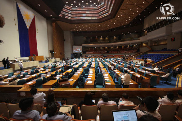 CHR BUDGET. The House votes to give the commission only P1,000 for 2018. Rappler file photo