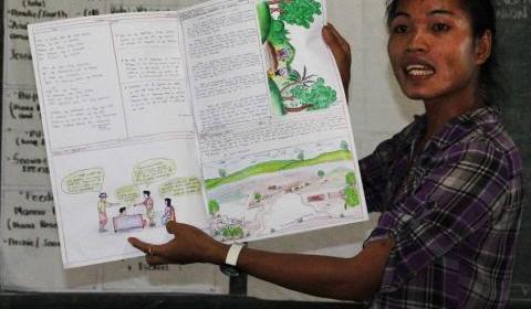 Michael Sumbian, Lumad teacher of Rural Missionaries of the Philippines-Northern MIndanao Region literacy and numeracy program.(Photo from RMP website)