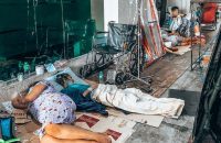 Hospital bed shortage sparks outrage in Philippines