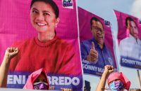 Philippines elections: Why are people wearing pink?