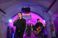 U2 stars Bono and Edge support Ukraine with gig in Kyiv bomb shelter