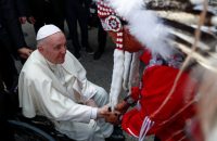 Pope arrives in Canada on tour of ‘penance’ for Indigenous abuse