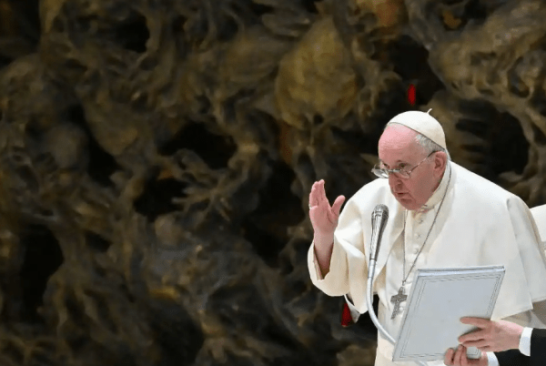 Happiness takes courage, rebellious spirit, pope says