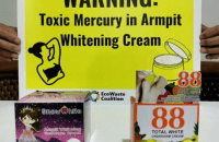 Warning Out on Two Underarm Whitening Creams with Mercury Content