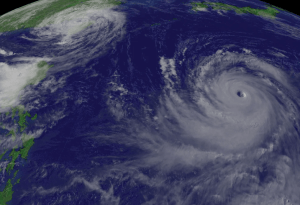 The oceans are heating up as typhoons intensify