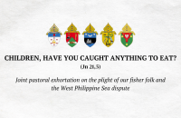 Joint pastoral exhortation on the plight of our fisher folk and the West Philippine Sea dispute